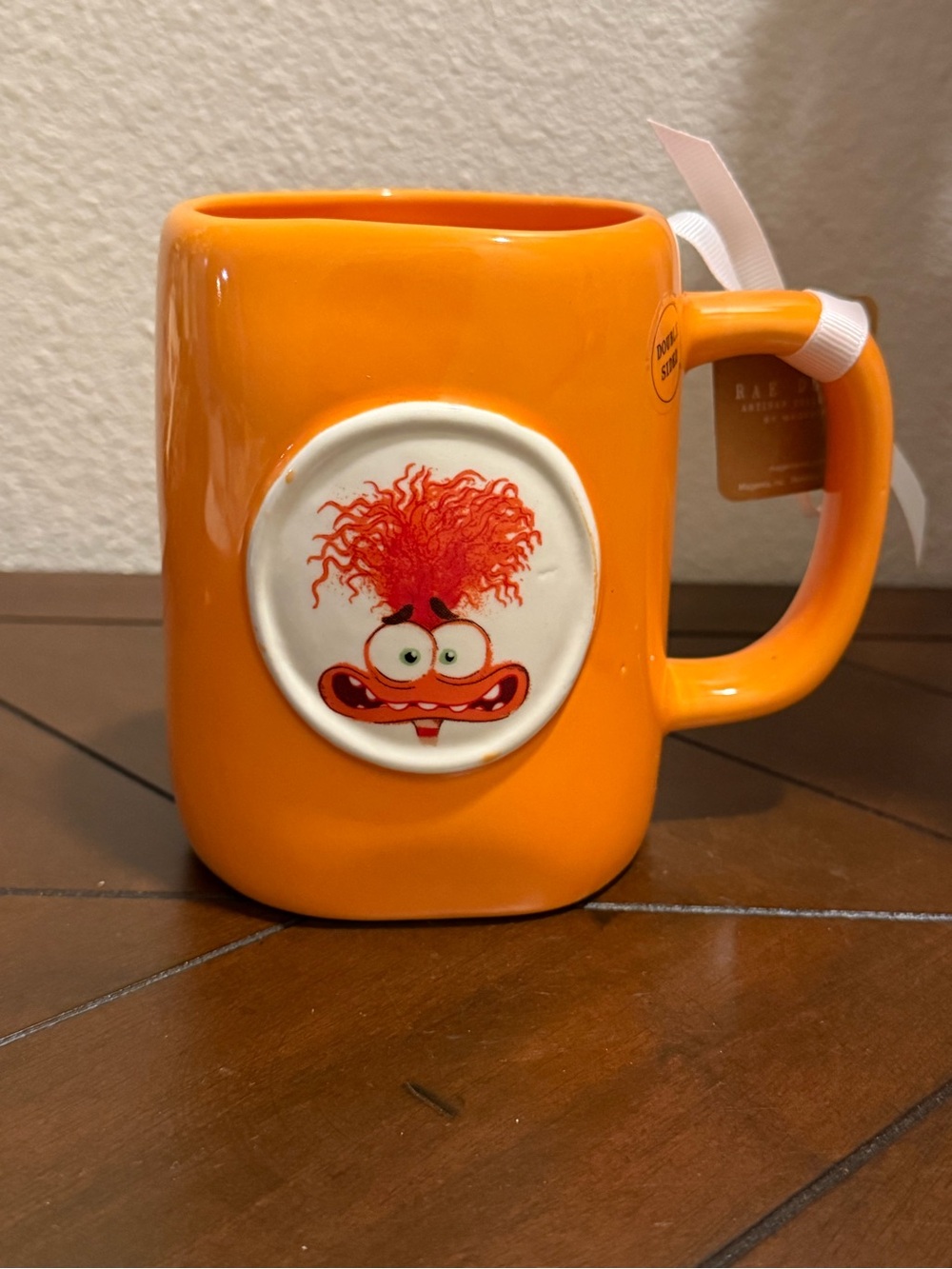 Rae Dunn x Disney Pixar Inside Out Orange Mug ‘Remember to Breathe - ANXIETY’